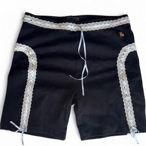 Teddy Fresh Black Corduroy Shorts